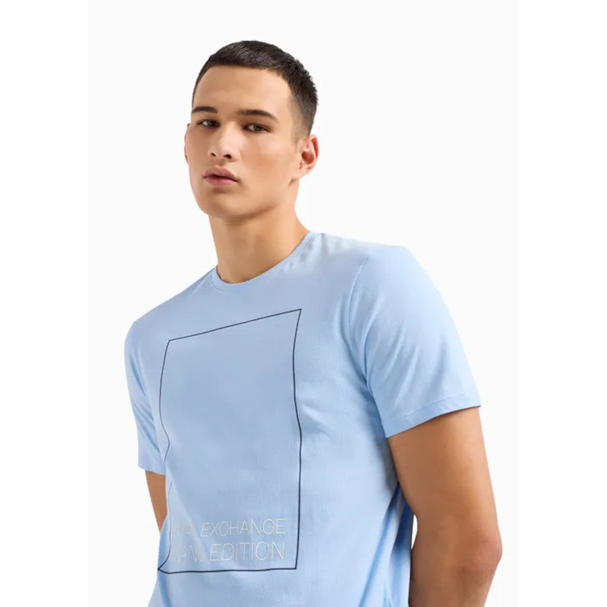 Armani Exchange Milano Edition T-Shirt 15DF Placid Blue