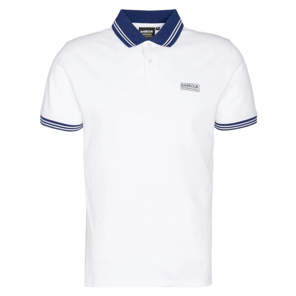 Barbour International Tracker Polo Shirt WH11 White