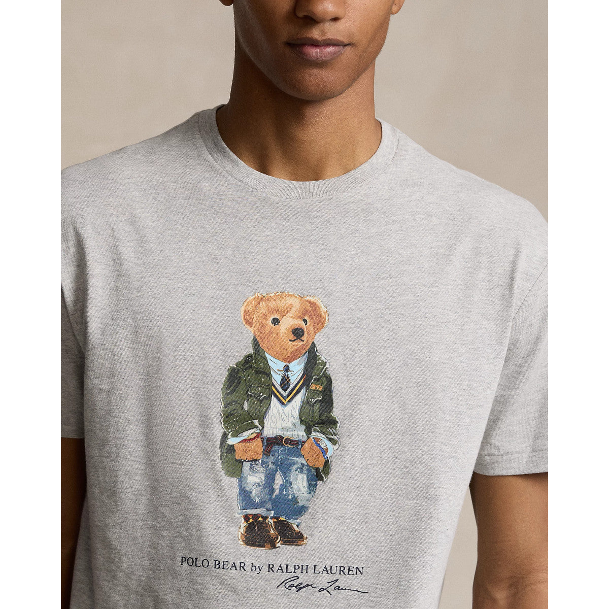 Polo Ralph Lauren Heritage Bear T-Shirt 035 Andover Heather