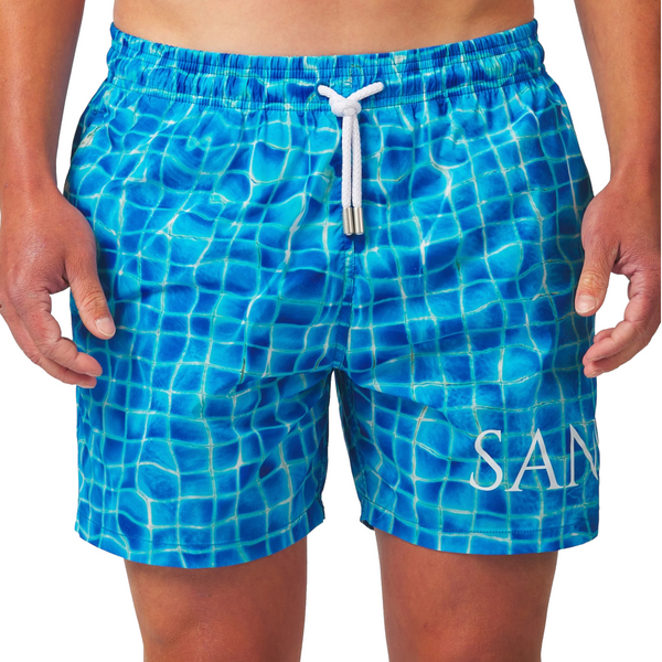 Sandbanks Mosaic Swimshorts Blue