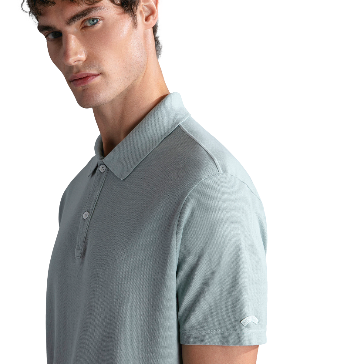 Paul & Shark GD Pique Cotton Polo Shirt 072 Ether