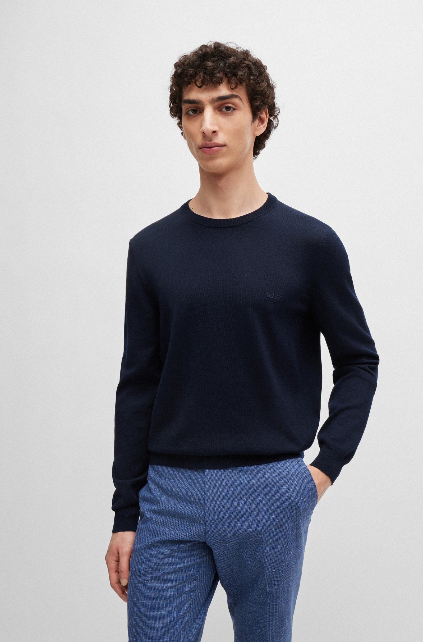 BOSS Black Botto-L Sweater A1-24 404 Dk Blue