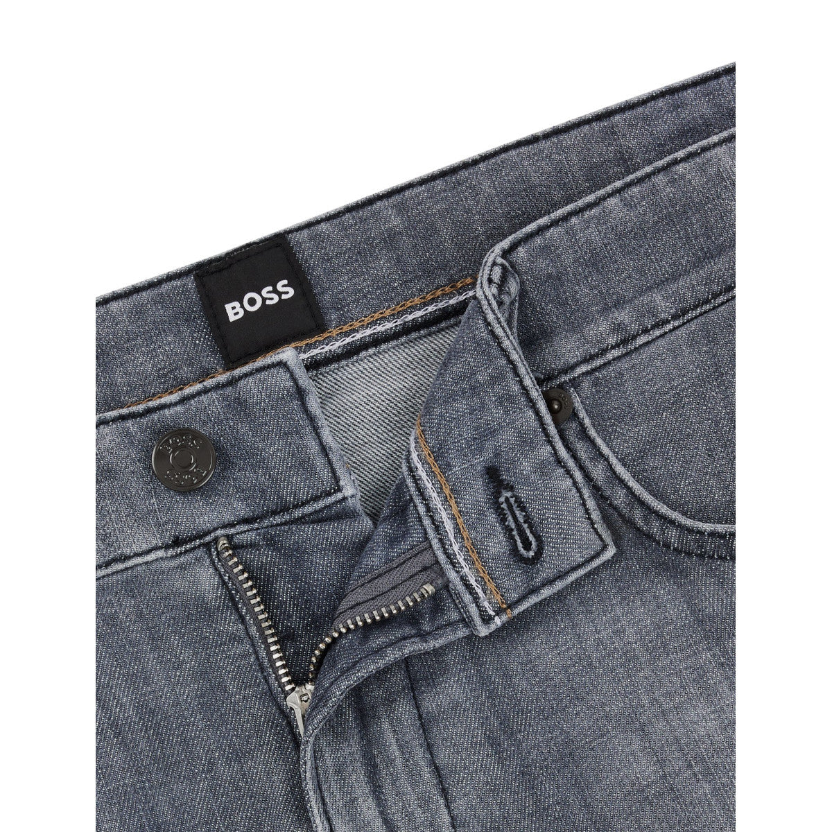 BOSS Black Delaware3-1 Jeans 10259036 040 Silver