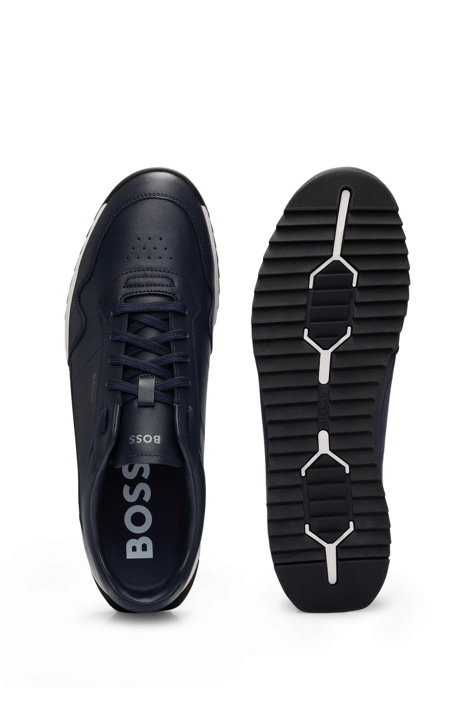 BOSS Black Zayn_Lowp_It Trainers A1-24 401 Dark Blue