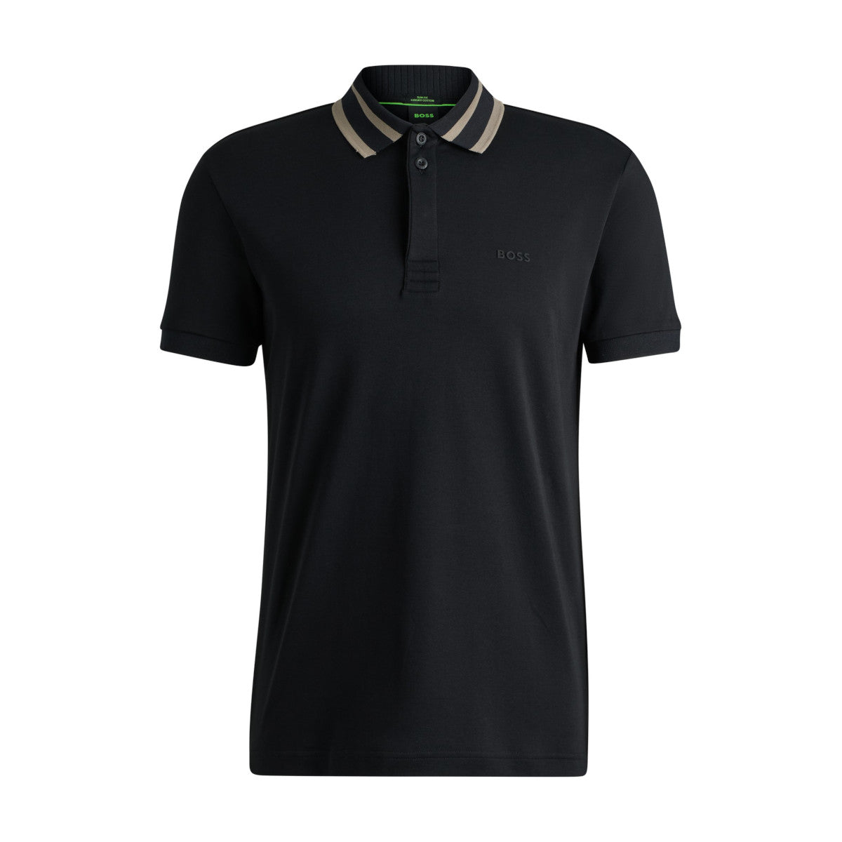 BOSS Green Paule Polo Shirt A1-24 001 Black