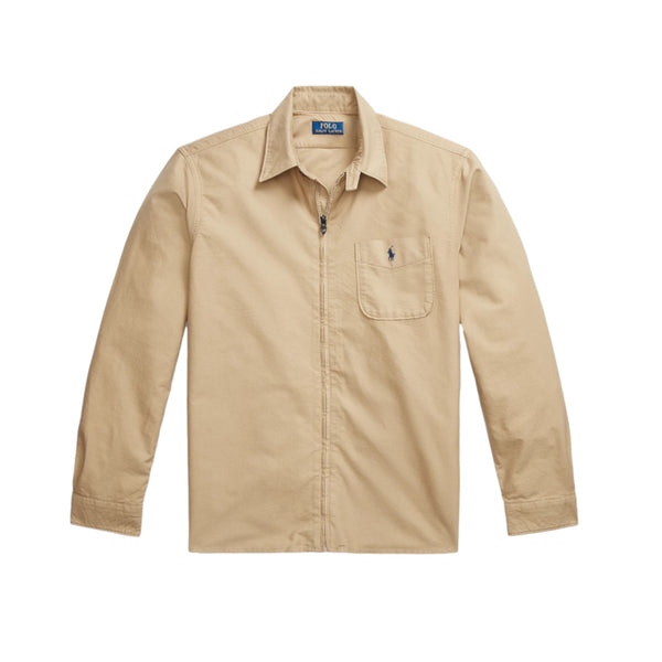 Polo Ralph Lauren LS Oxford Overshirt 002 Surrey Tan