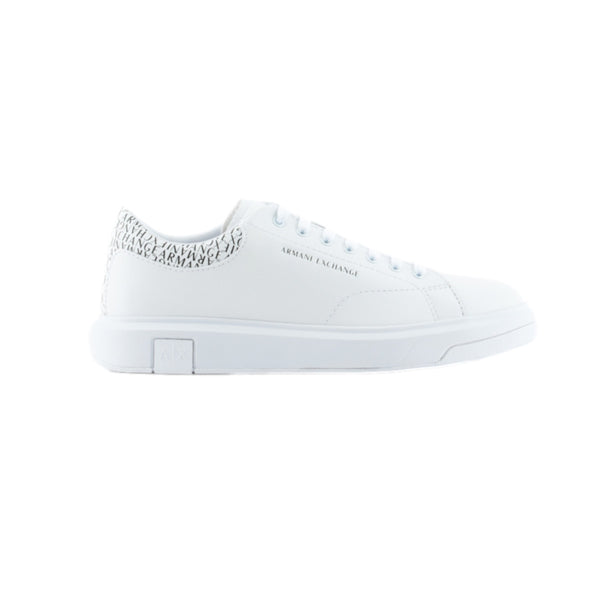 Armani Exchange Cup Sole Leather Sneakers 1015 White