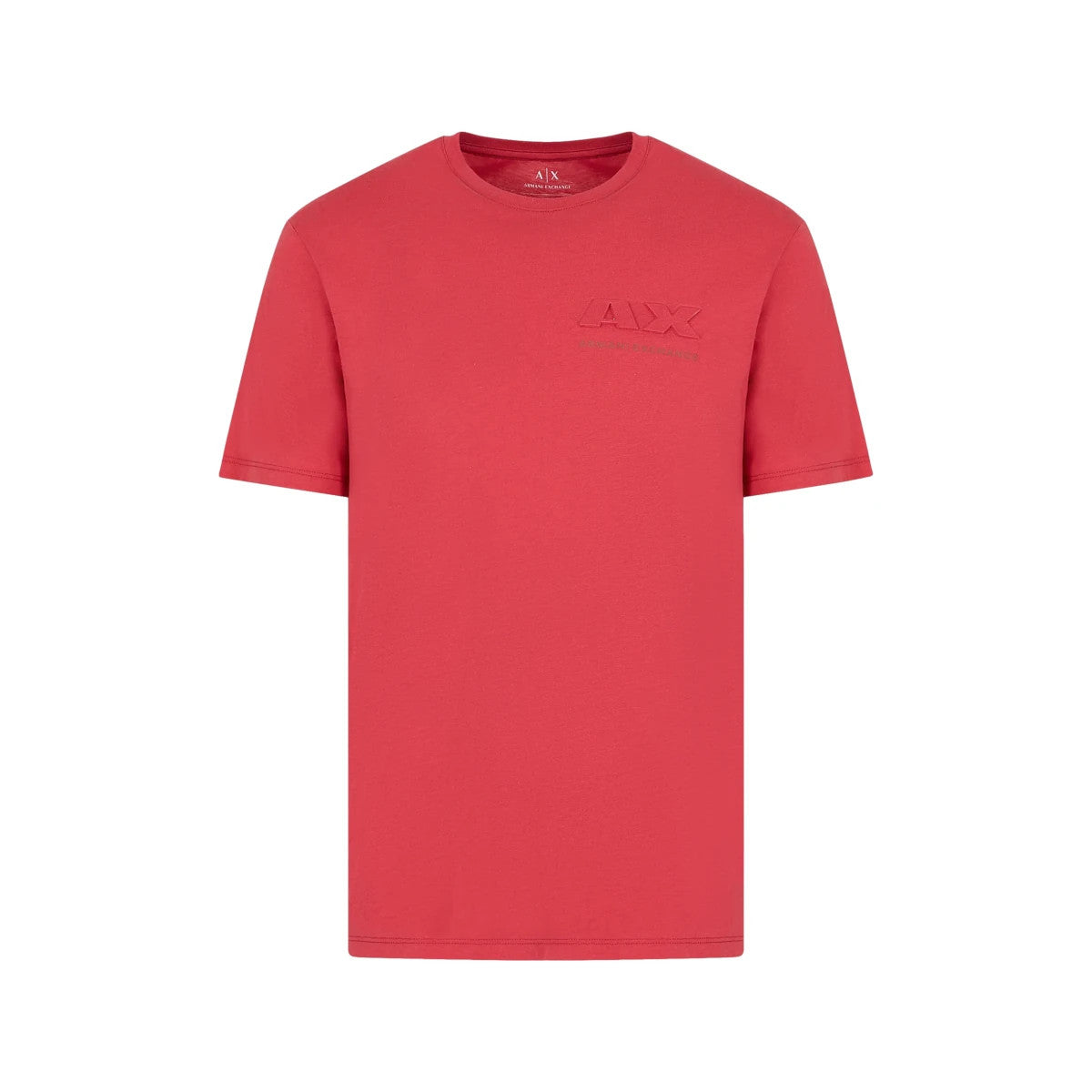 Armani Exchange Embossed Logo T-Shirt 14BJ Red