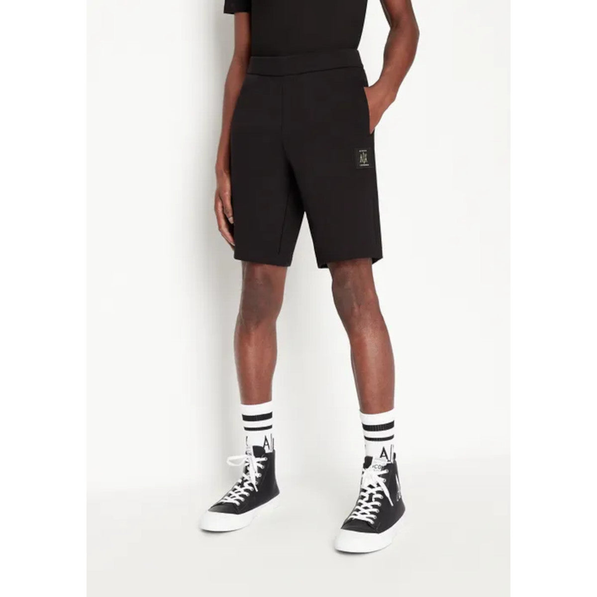 Armani Exchange Jersey Shorts 1200 Black