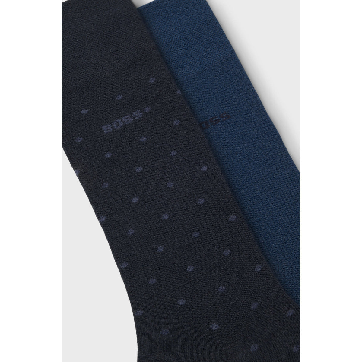 BOSS Black 2PRS MiniDot VIBambo Socks 401 Dark Blue