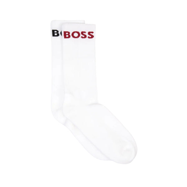 BOSS Black 2P RS Sport Col CC Socks 10241209 113 Open White