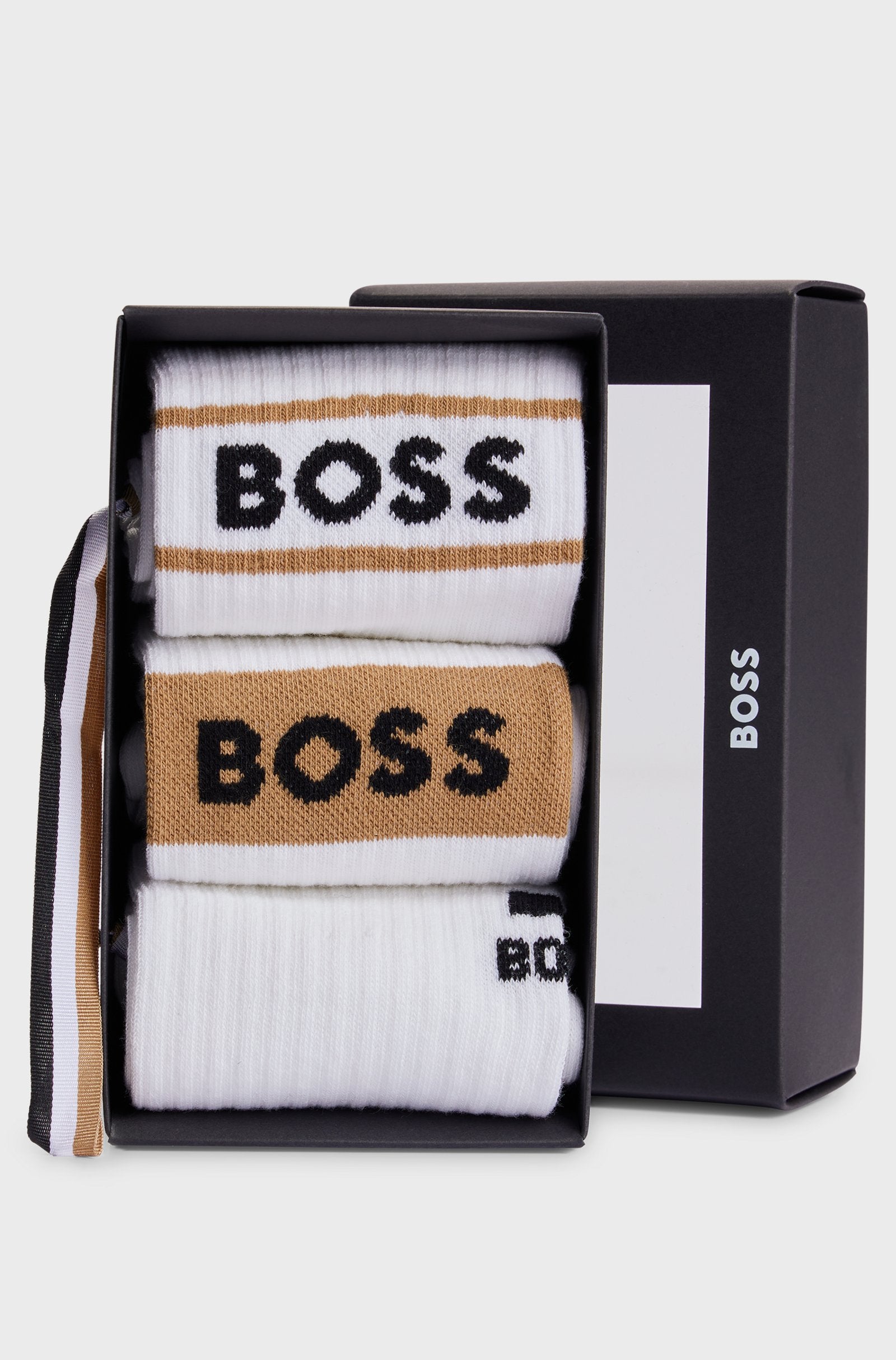 BOSS Black 3P QS Giftset Iconic 100 White