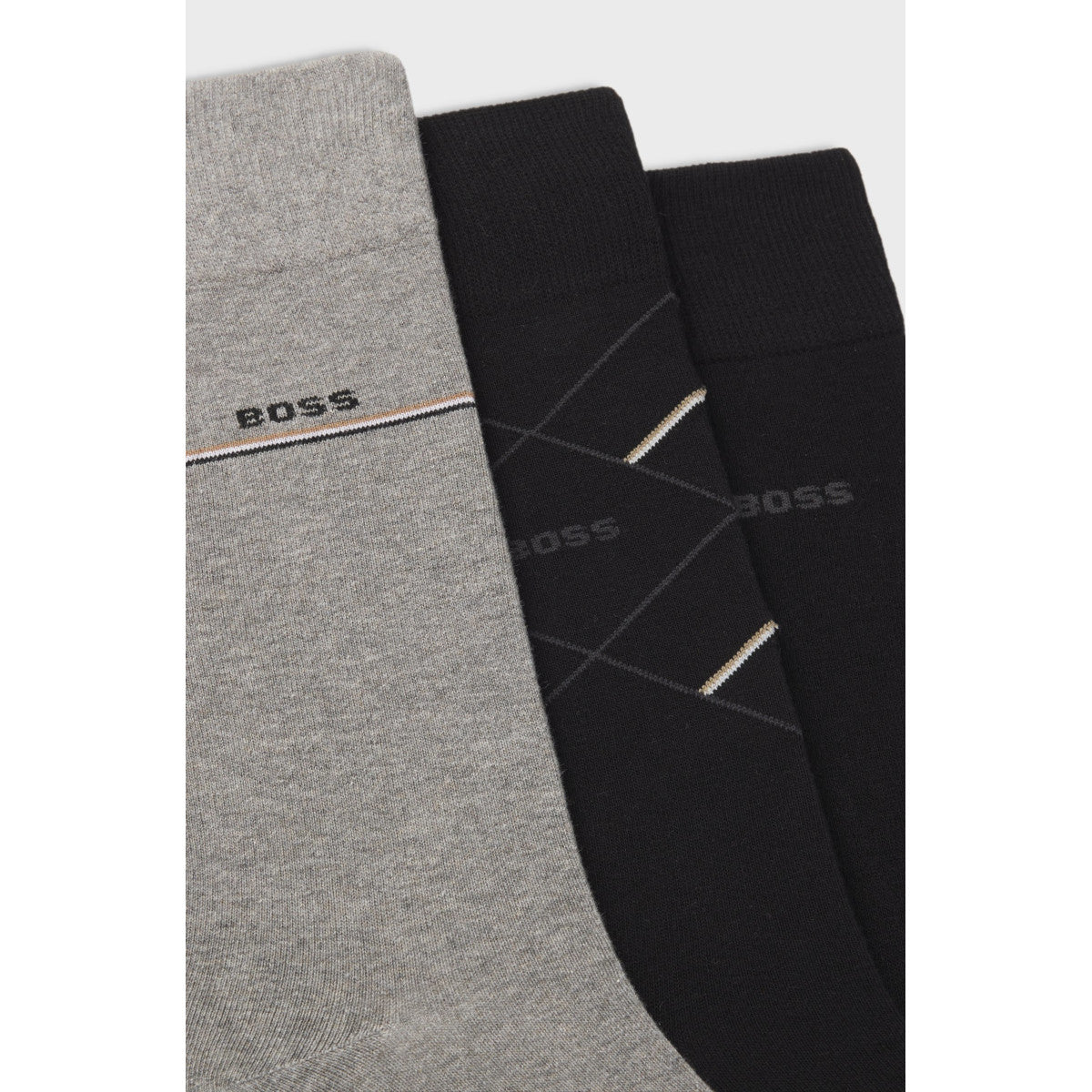 BOSS Black 3PRS Giftset Icon CC Socks 001 Black