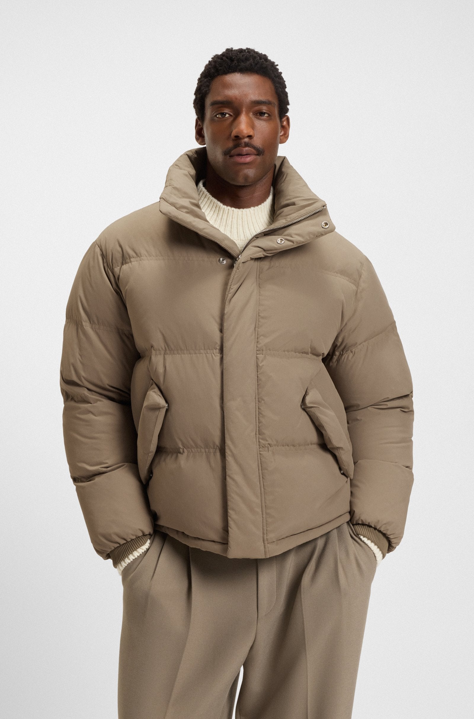 BOSS Black C-Demonto Jacket 245 Open Brown