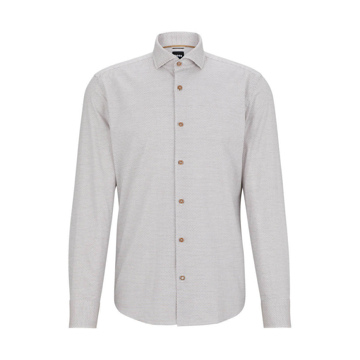 BOSS Black C-HAL-spread-C1-233 Shirt 1026244 260 Med Beige