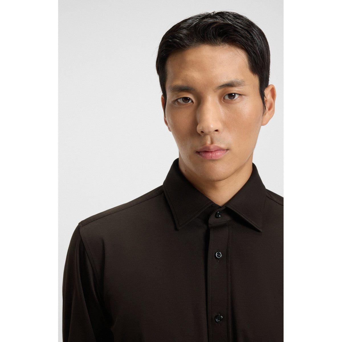 BOSS Black C-HANK-kent-C1-253 Shirt 202 Dk Brown