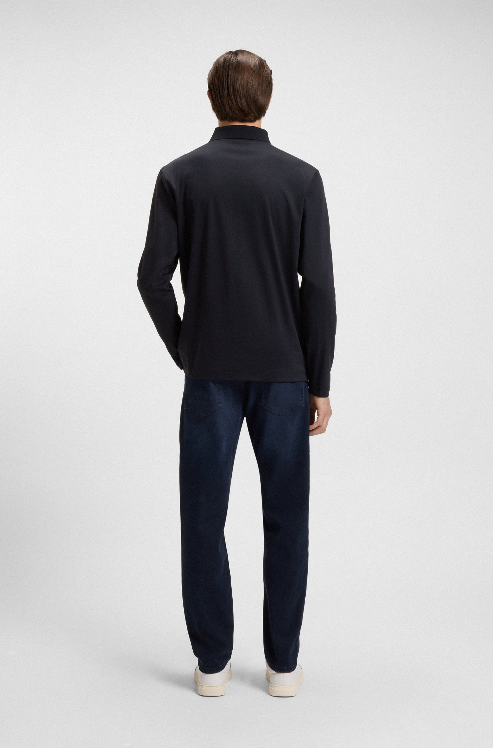 BOSS Black C-Paley 01 Polo Shirt 406 Dk Blue