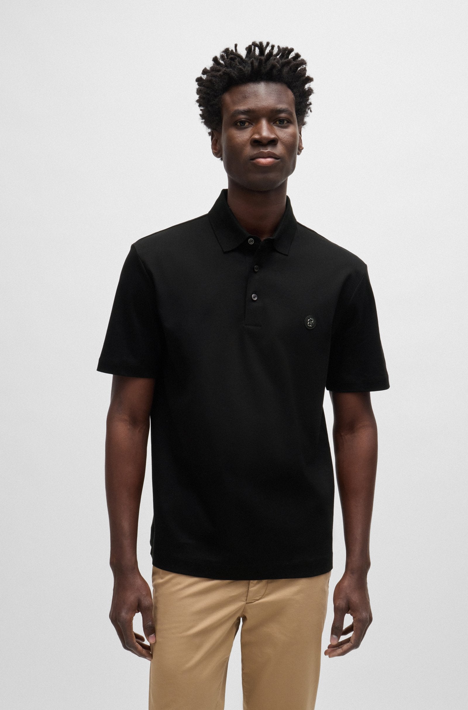 BOSS Black C-Parris 01 Polo Shirt 10263030 001 Black