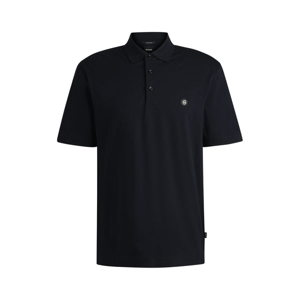 BOSS Black C-Parris 01 Polo Shirt 10263030 404 Dk Blue