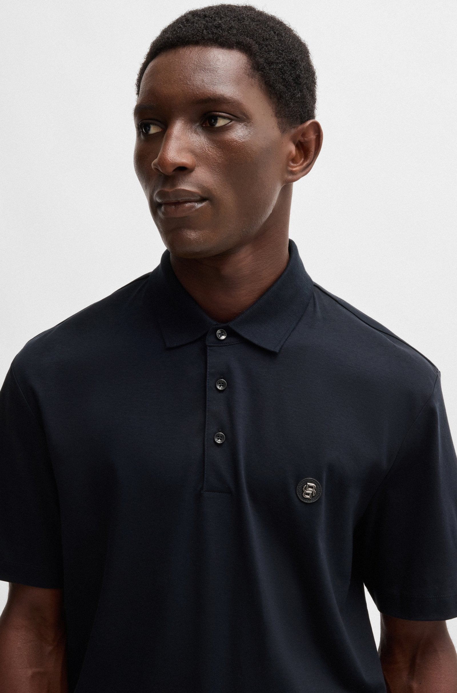 BOSS Black C-Parris 01 Polo Shirt A2-24 404 Dk Blue