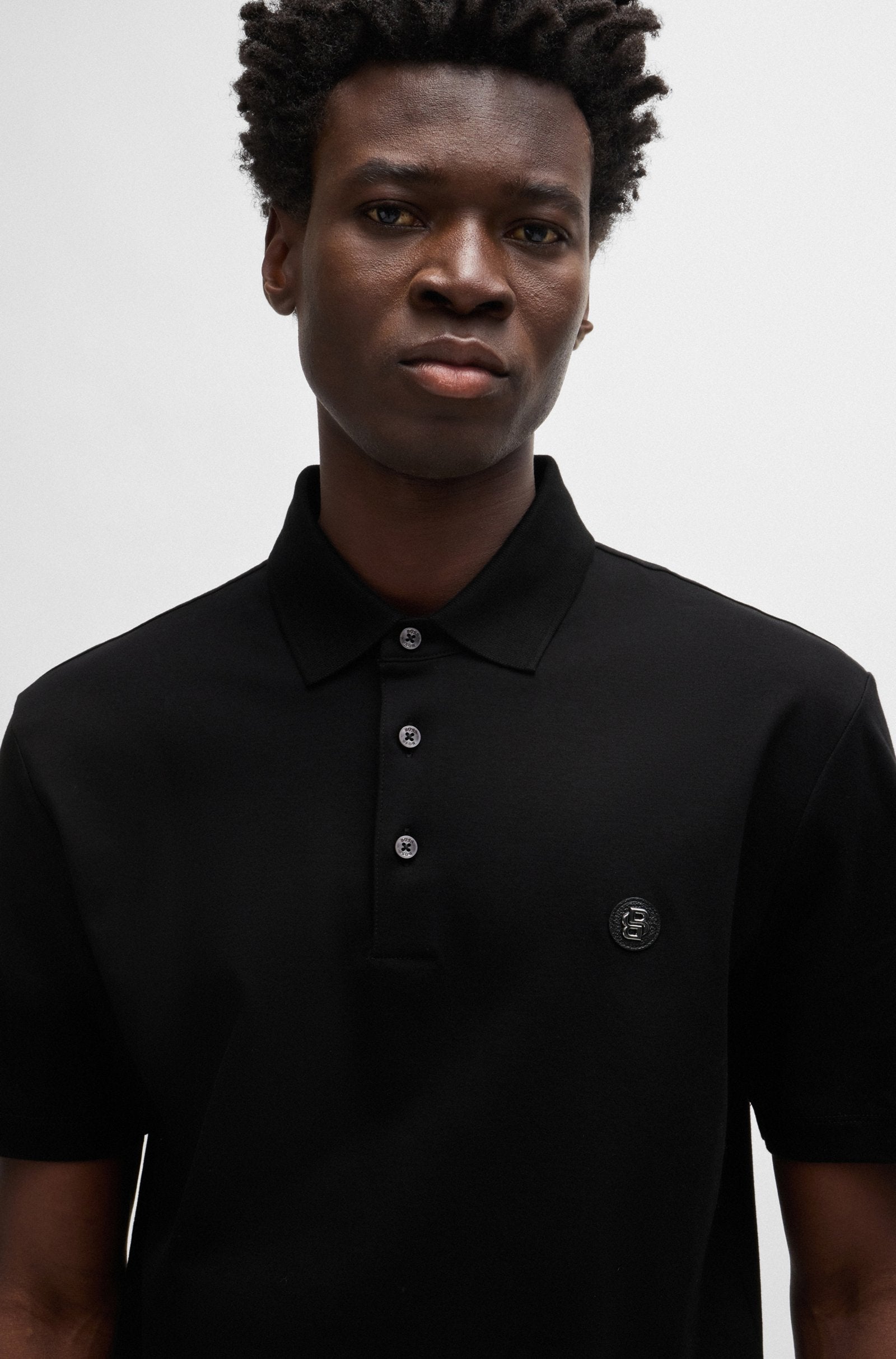 BOSS Black C-Parris 01 Polo Shirt S1-25 001 Black