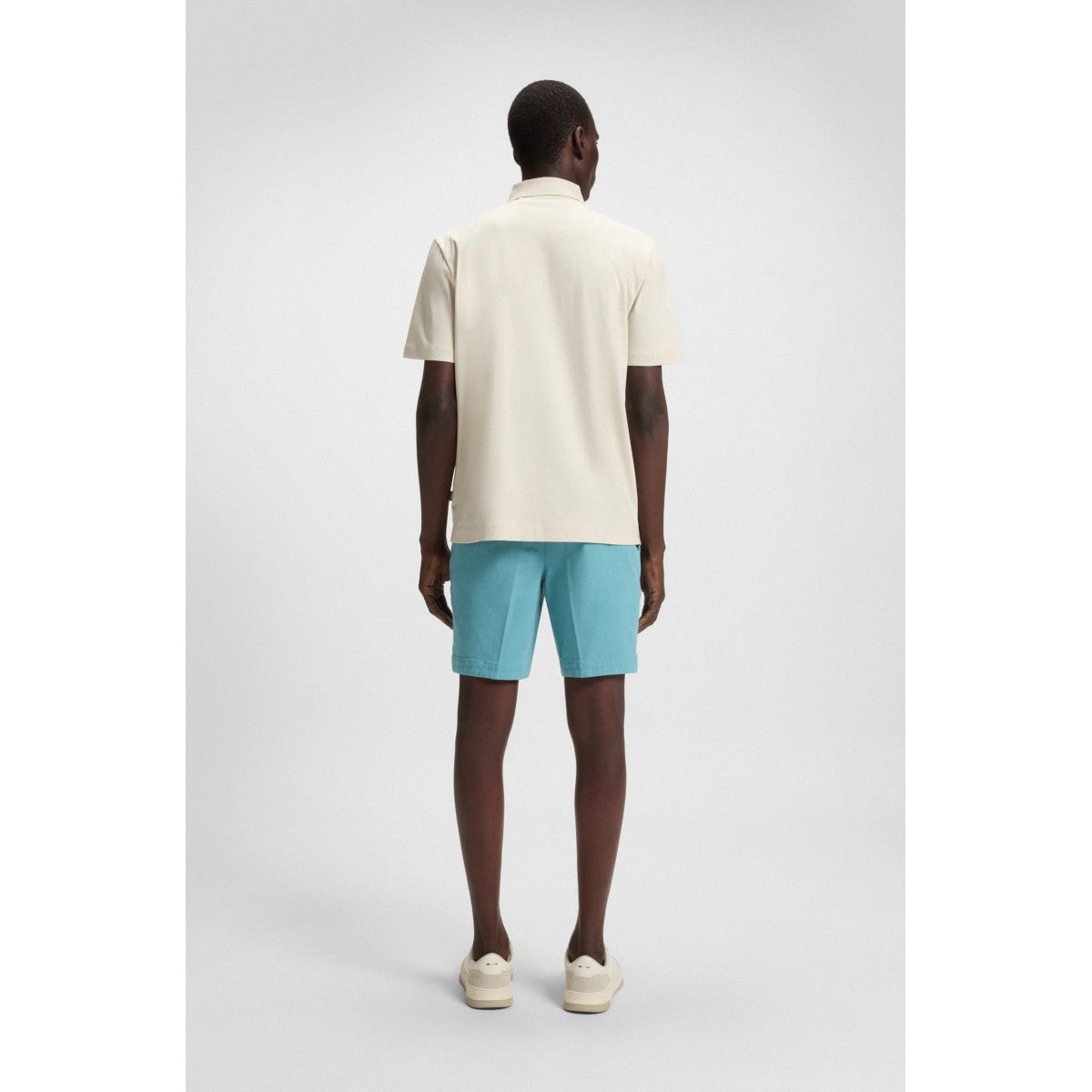 BOSS Black C-Parris 01 Polo Shirt S2-25 131 Open White