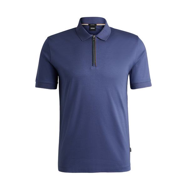 BOSS Black C-Polston 36 Polo Shirt 10260025 412 Navy