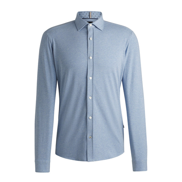 BOSS Black C-ROAN-SPREAD-C3-243 Shirt 450 Light Pastel Blue