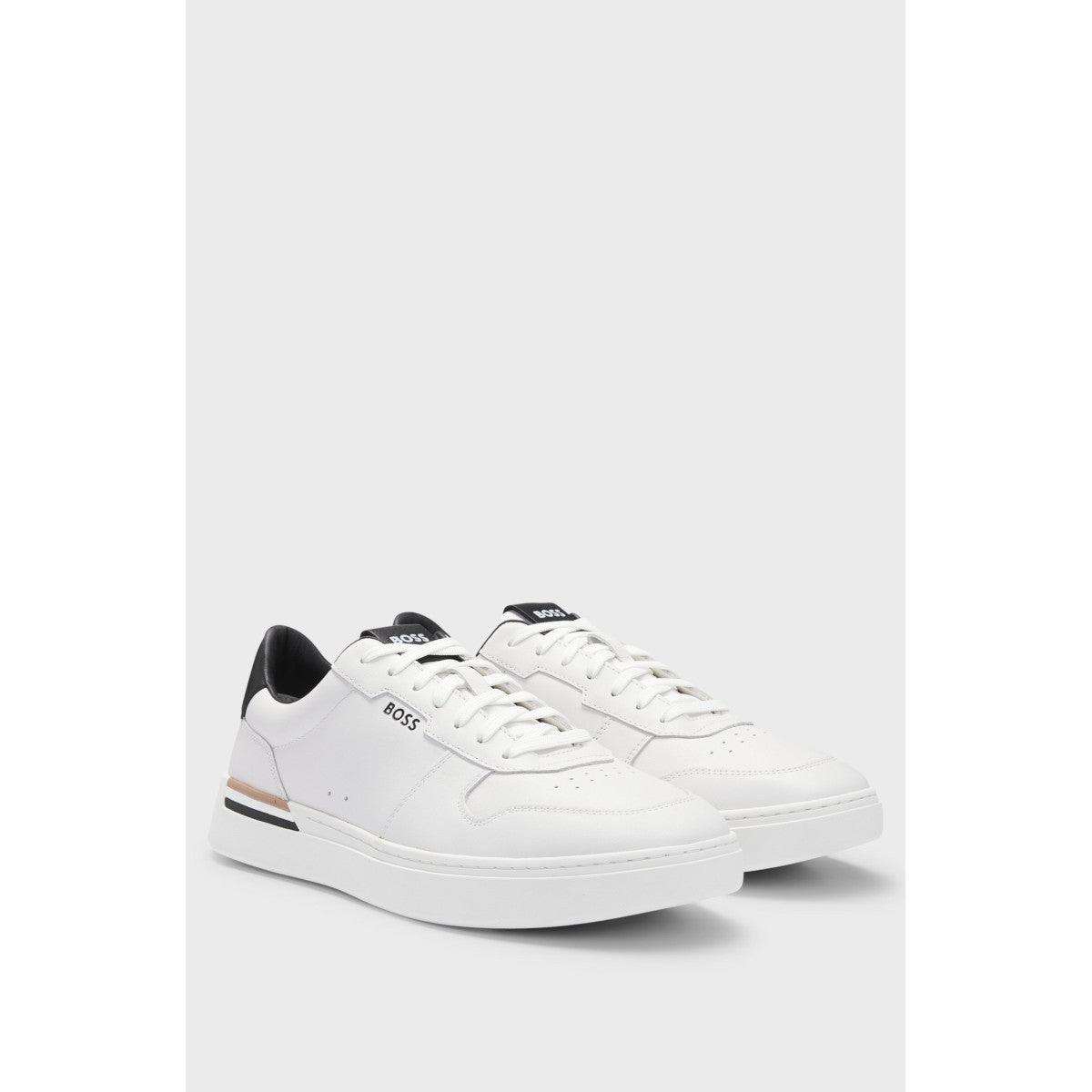 BOSS Black Clint_Tenn_ItvpN Trainers 140 Open White