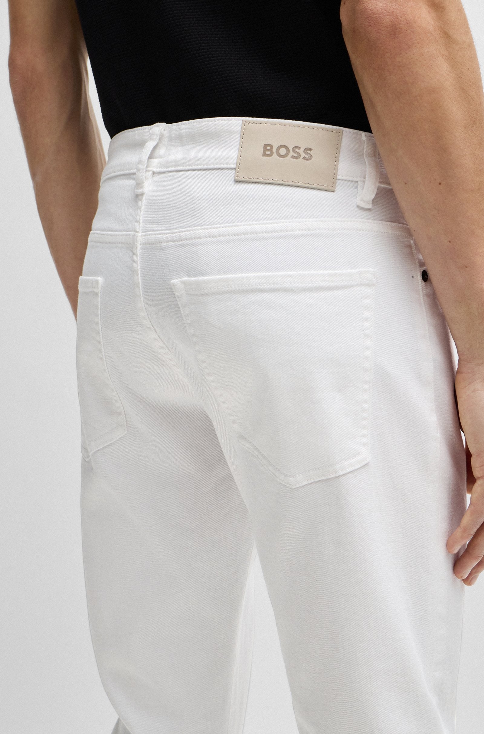 BOSS Black Delaware3-1 Jeans 1021932 100 White