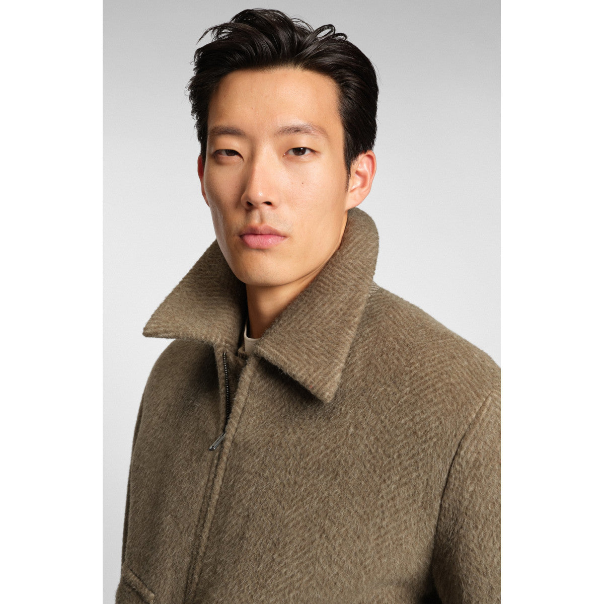 BOSS Black H-Charly-254 Coat 245 Open Brown