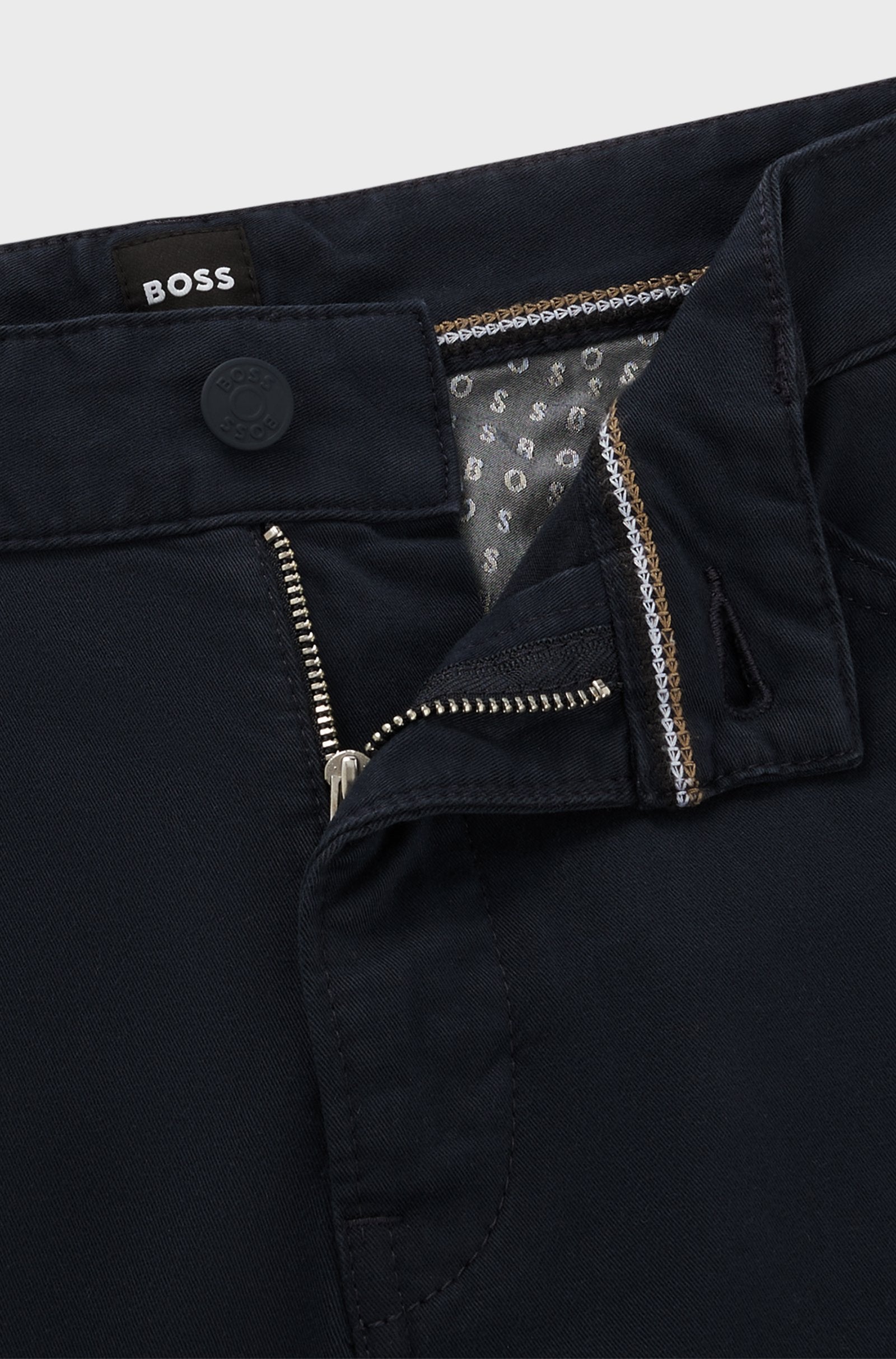 BOSS Black H-Delaware3-1-20 Jeans 10248208 404 Dk Blue