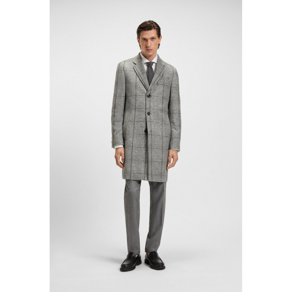 BOSS Black H-Hyde-J-254 Coat 041 Silver