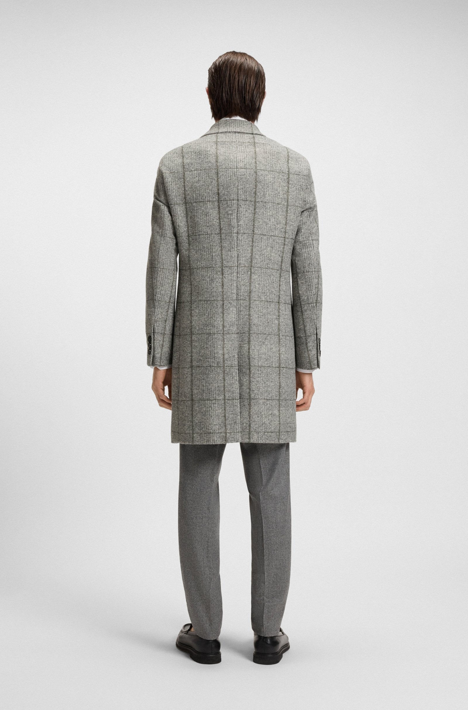 BOSS Black H-Hyde-J-254 Coat 041 Silver