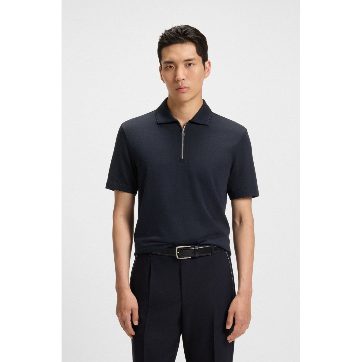 BOSS Black H-Paras 57 Polo Shirt 404 Dk Blue
