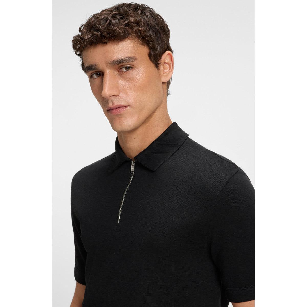 BOSS Black H-Paras 57 Polo Shirt A1-25 001 Black