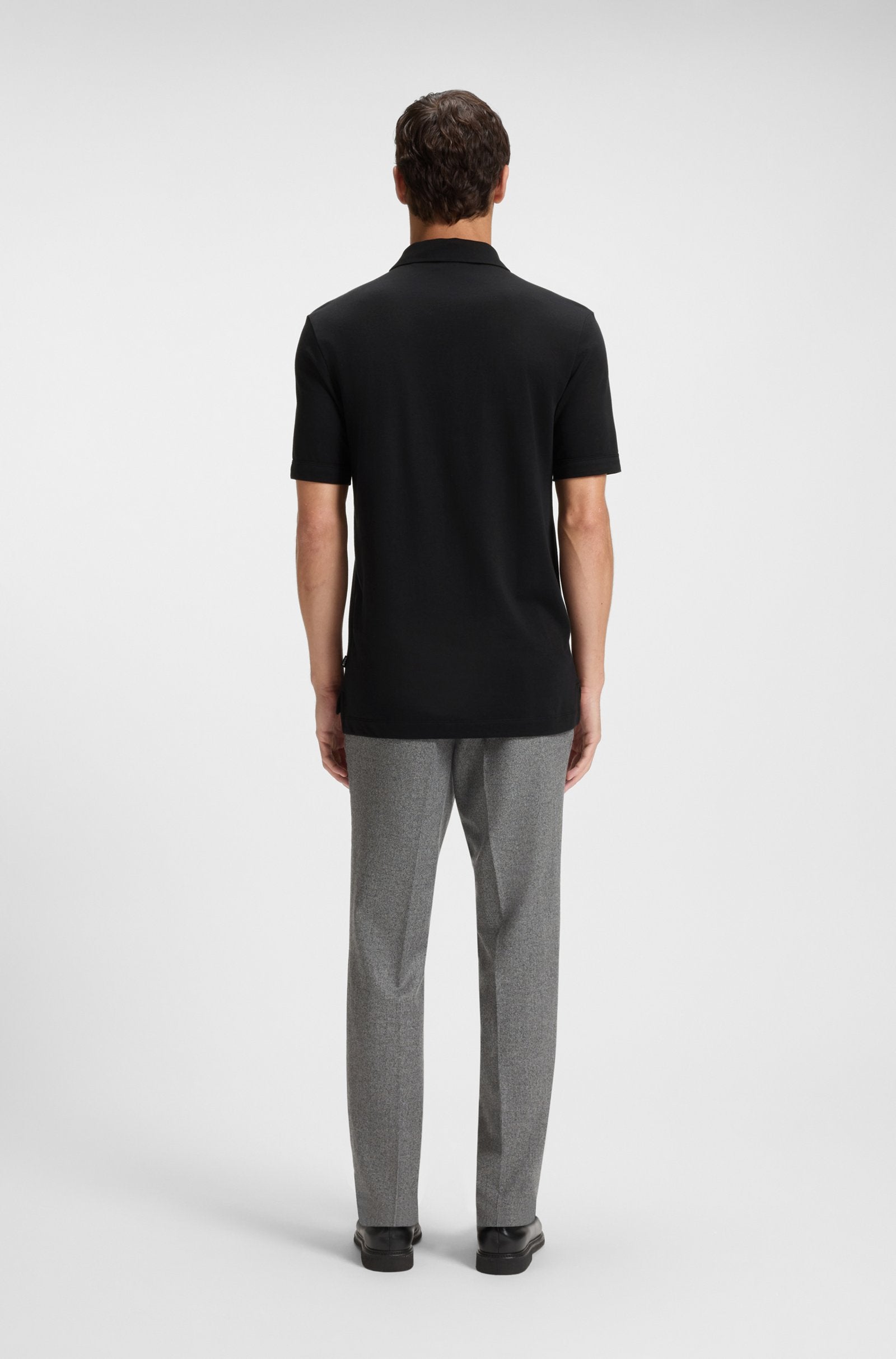 BOSS Black H-Paras 57 Polo Shirt A1-25 001 Black