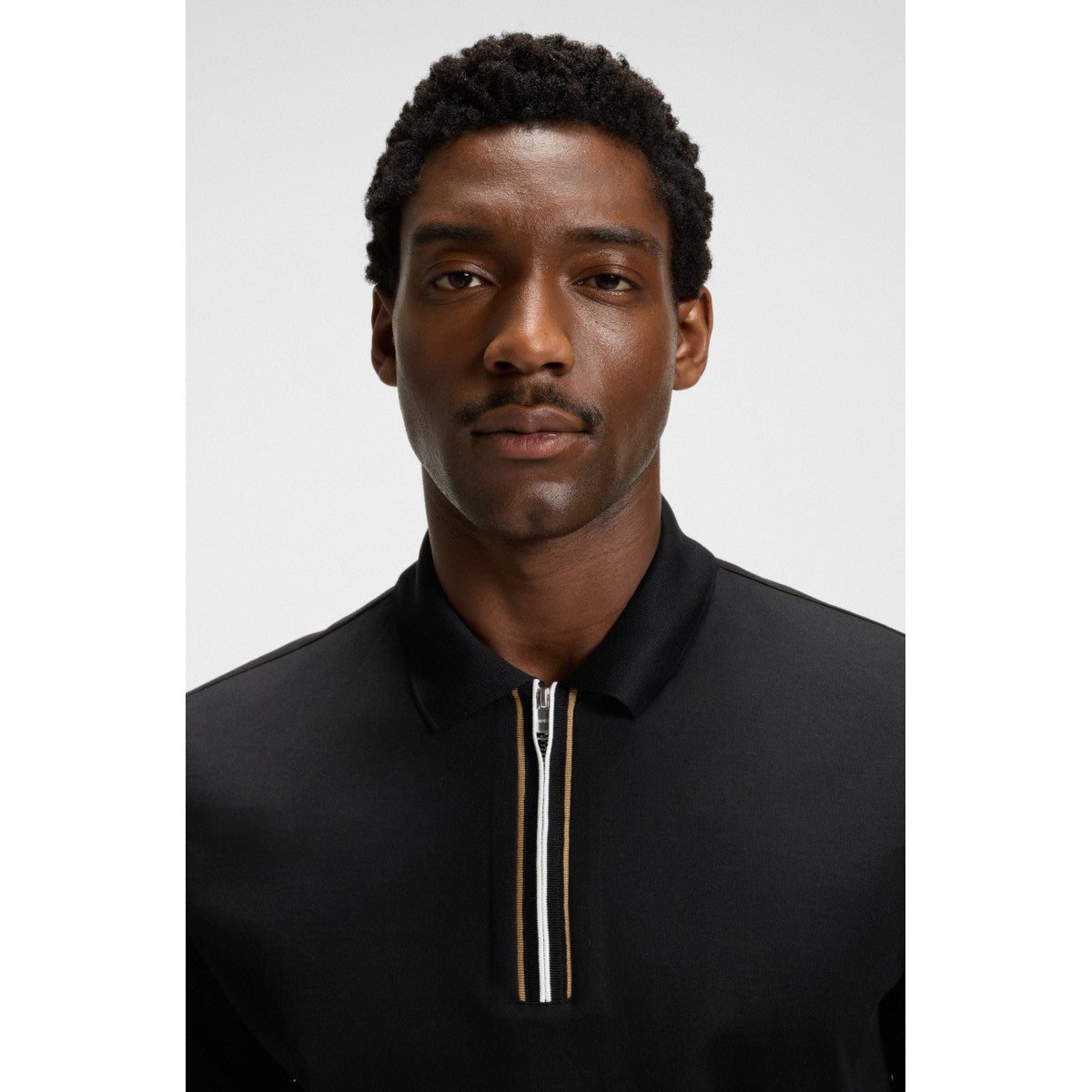 BOSS Black H-Paras 65 Polo Shirt 001 Black
