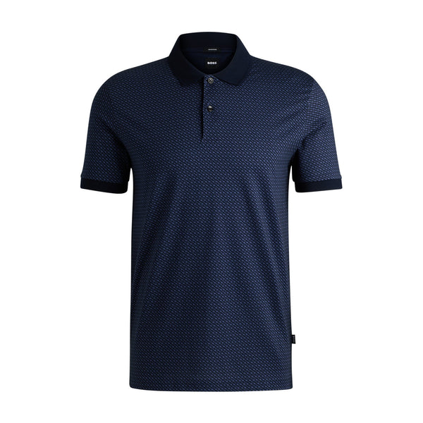 BOSS Black H-Parlay 204 Polo Shirt 10262982 404 Dk Blue