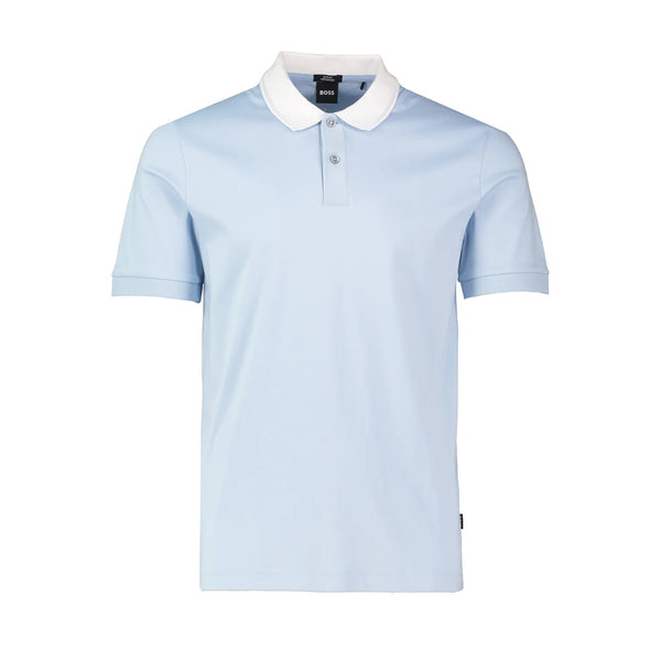 BOSS Black H-Phillipson 199 Polo shirt 450 Light Pastel Blue