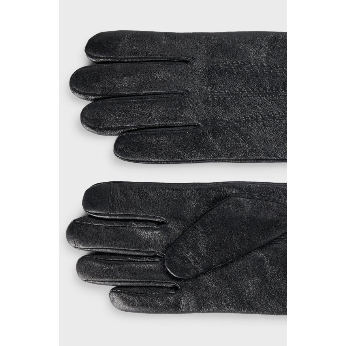 BOSS Black Hainz-ME Leather Gloves A1-25 001 Black
