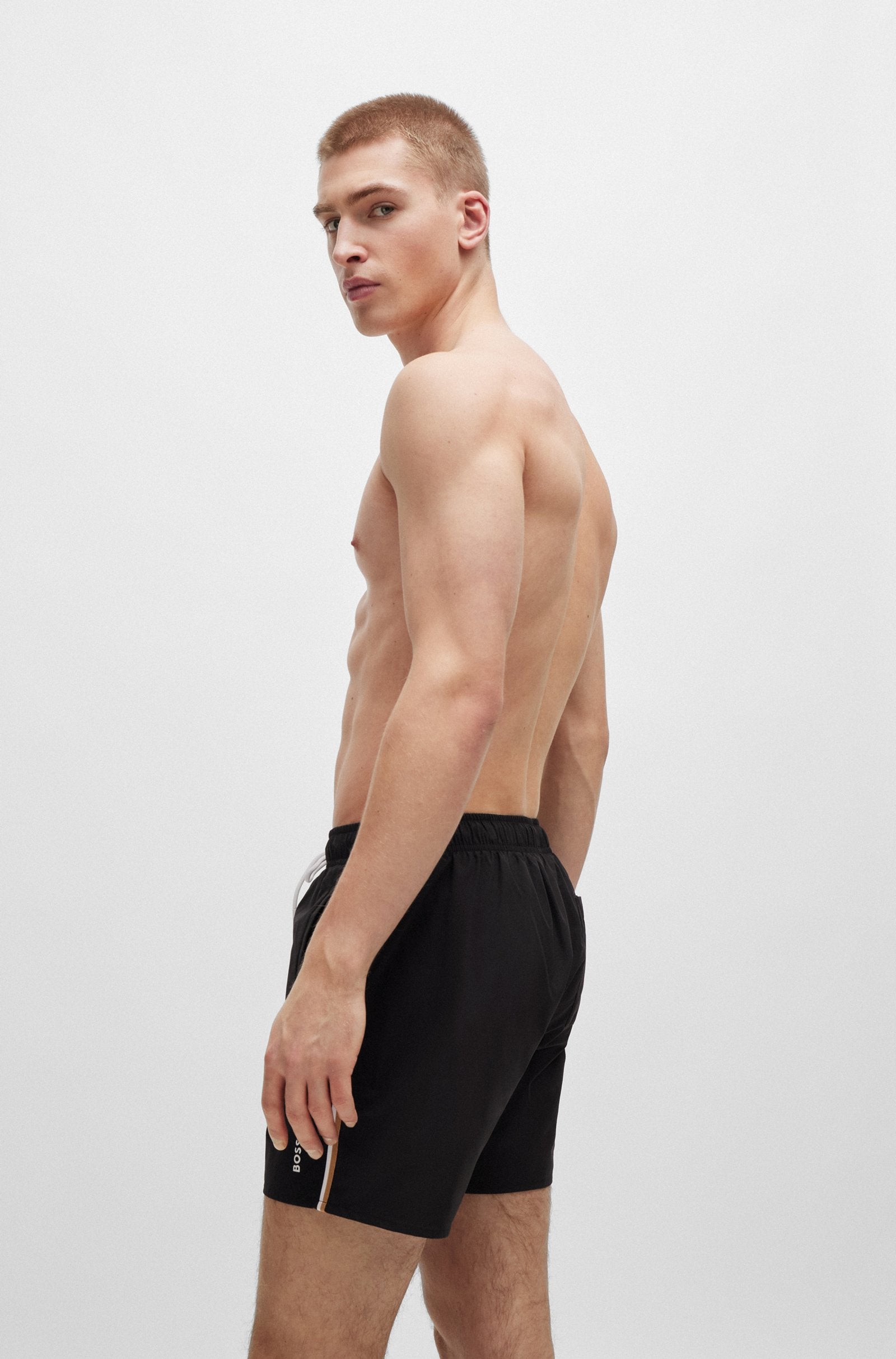 BOSS Black Iconic Swim Shorts S2-24 001 Black