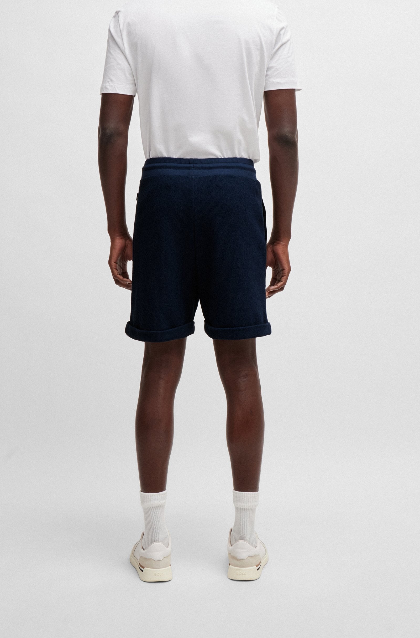 BOSS Black Lasdun 129 Shorts 404 Dk Blue