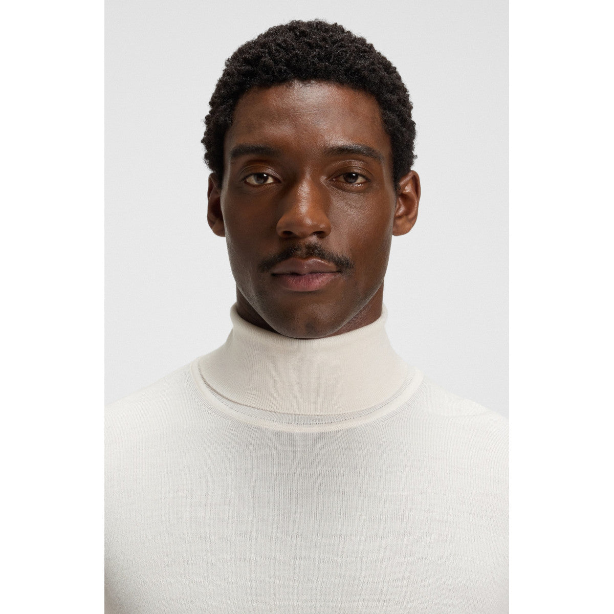 BOSS Black Musso-P Sweater A1-25 131 Open White