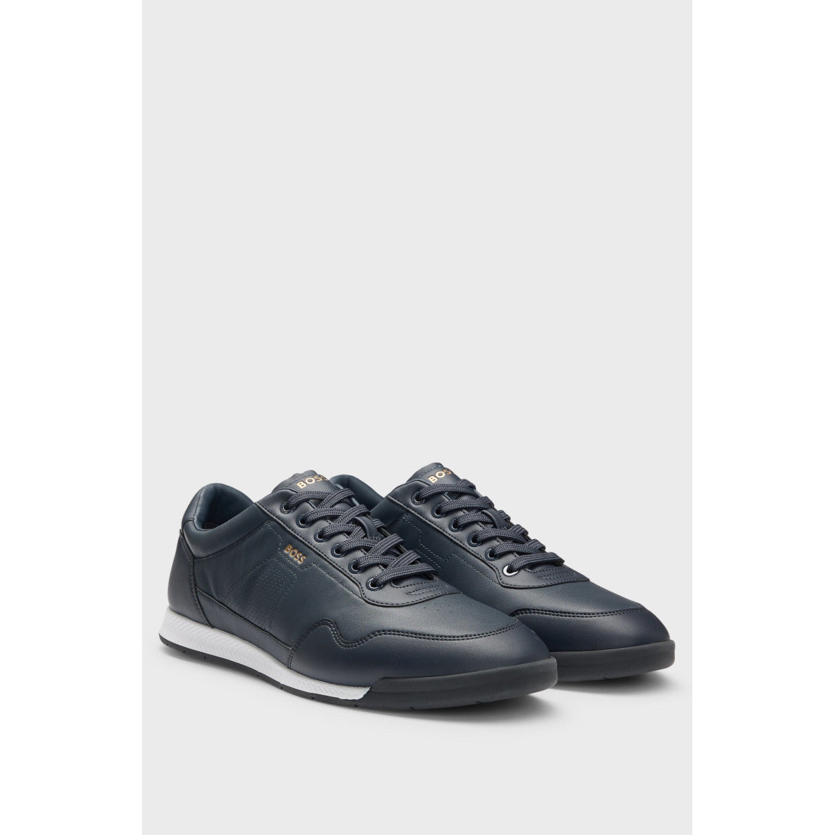 BOSS Black Nitan_Itpf Trainers 401 Dark Blue