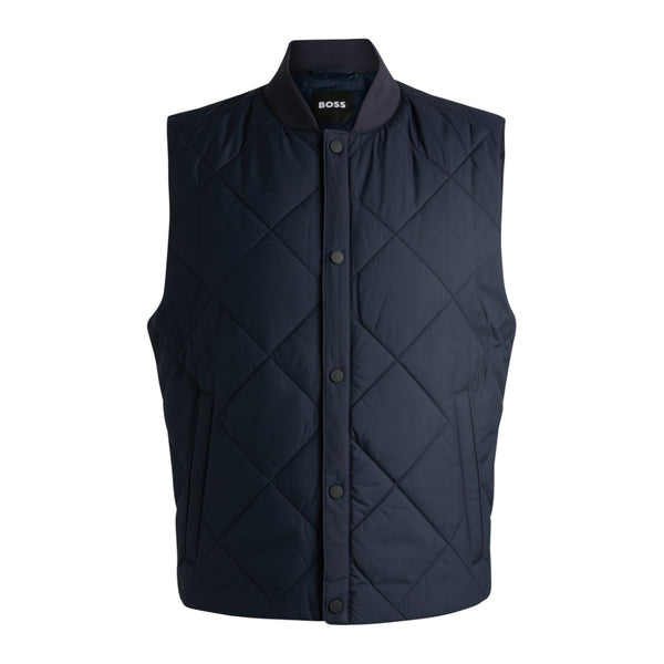 BOSS Black P-Canopus Gilet 10260482 404 Dk Blue