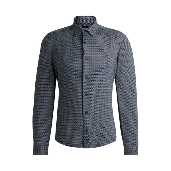 BOSS Black P-ROAN-kent-C1-233 Shirt 404 Dk Blue