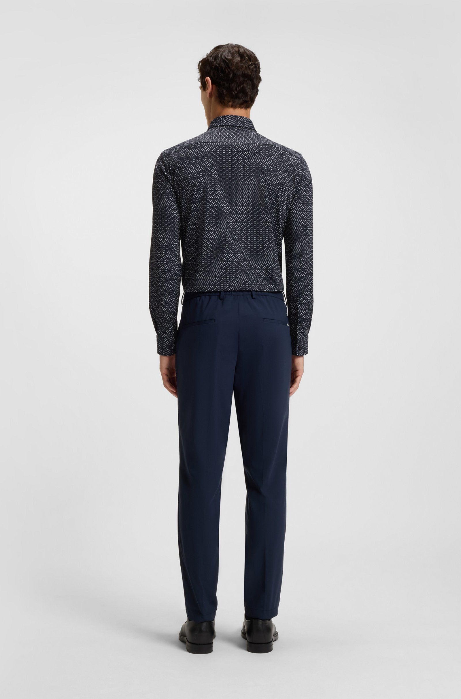 BOSS Black P-ROAN-kent-C1-233 Shirt 405 Dark Blue