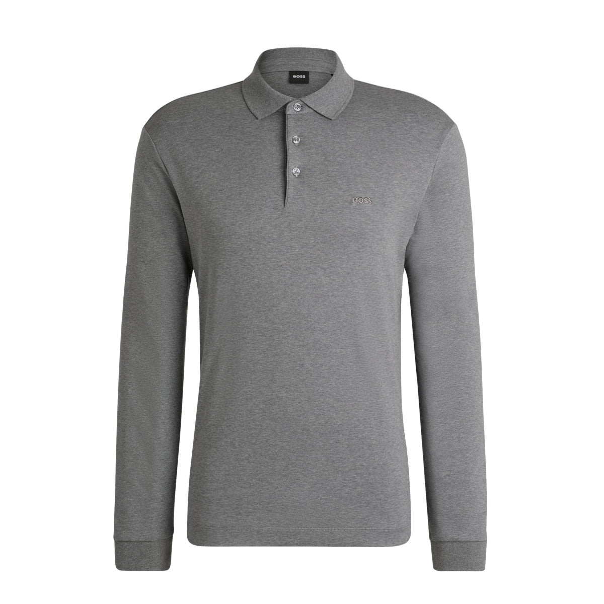 BOSS Black Pado 30 Polo Shirt 030 Med Grey