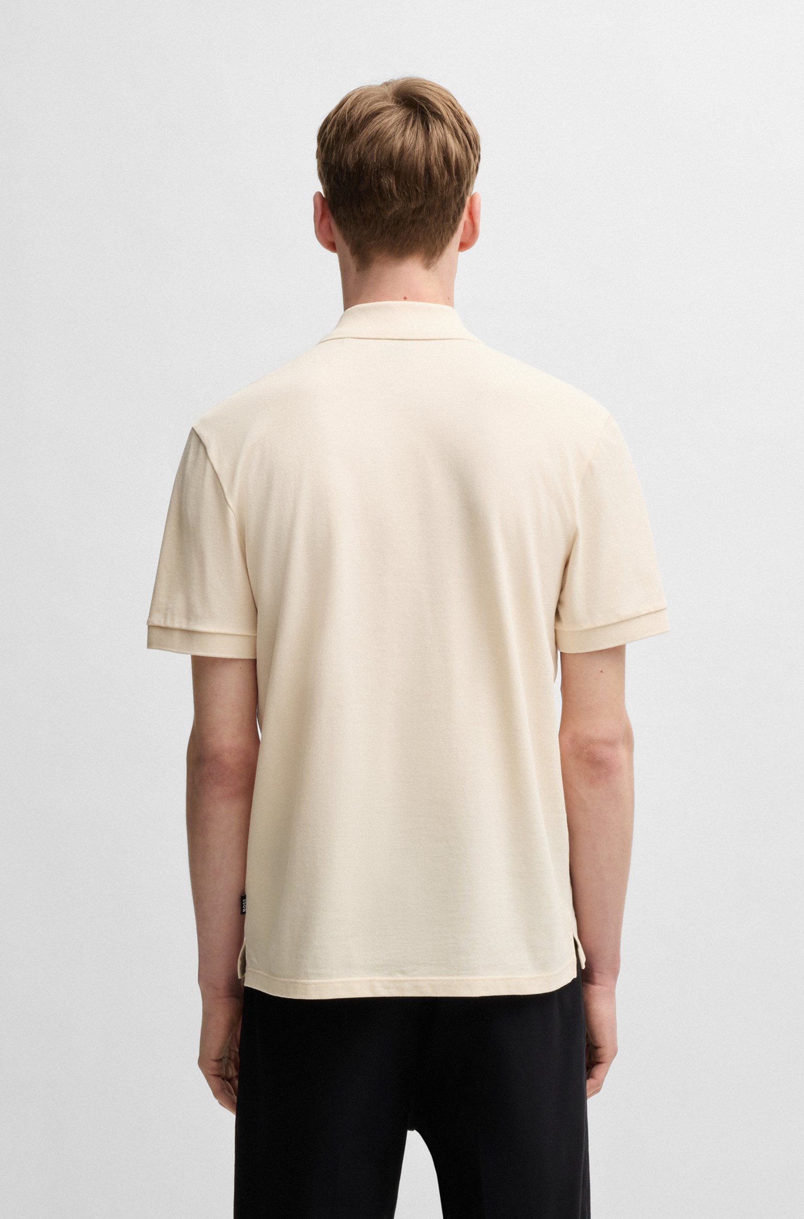 BOSS Black Pallas Polo Shirt 849 Open Orange